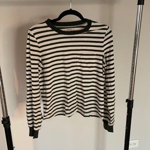 Madewell Long Sleeve Striped Top